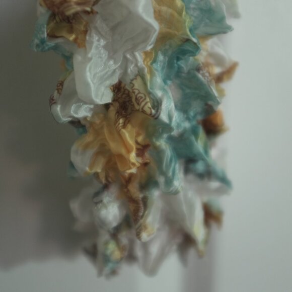 COPY - Popcorn bubble textured sunflower floral cardigan Fit S to XL - Picture 8 of 10